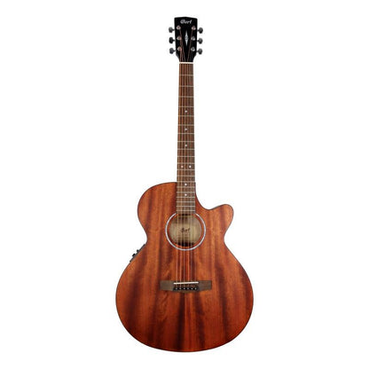 CORT SFX-MEM ALL MAHOGANY ACOUSTIC/ELECTRIC GUITAR W/- BAG