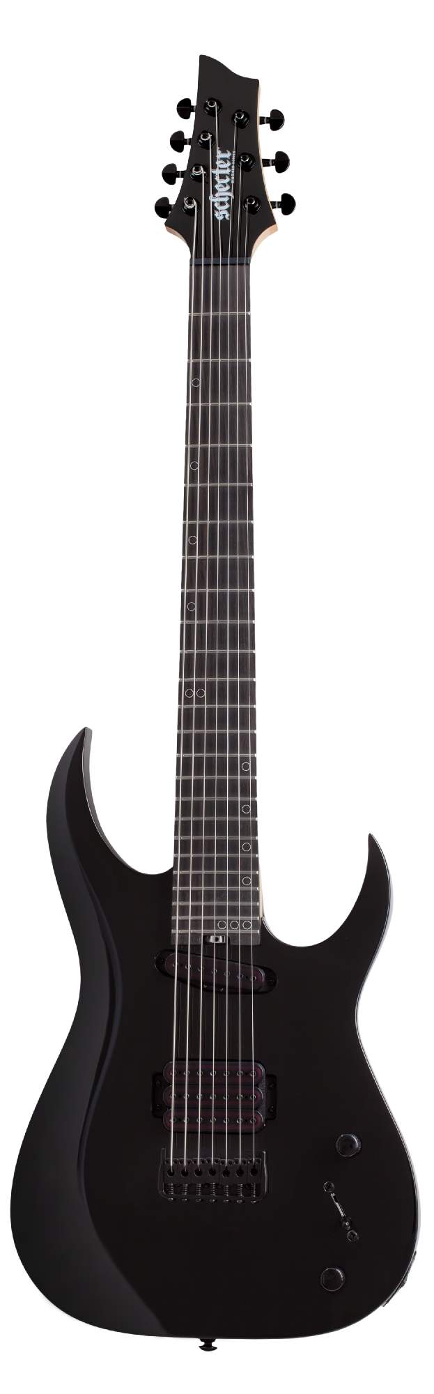 SCHECTER SUNSET 7 STRING TRIAD ELECTRIC GUITAR - BLACK