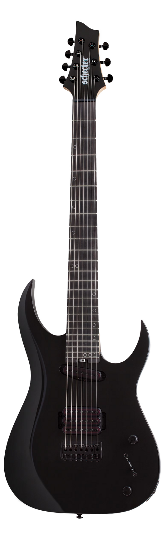 SCHECTER SUNSET 7 STRING TRIAD ELECTRIC GUITAR - BLACK