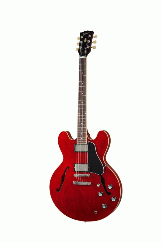 GIBSON ES-335 SIXTIES ELECTRIC GUITAR CHERRY - CASE