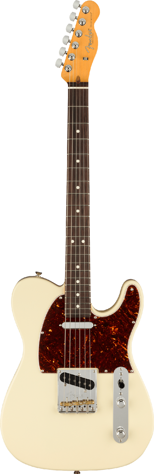 FENDER AMERICAN PRO II TELECASTER RW OLYMPIC WHITE - CASE