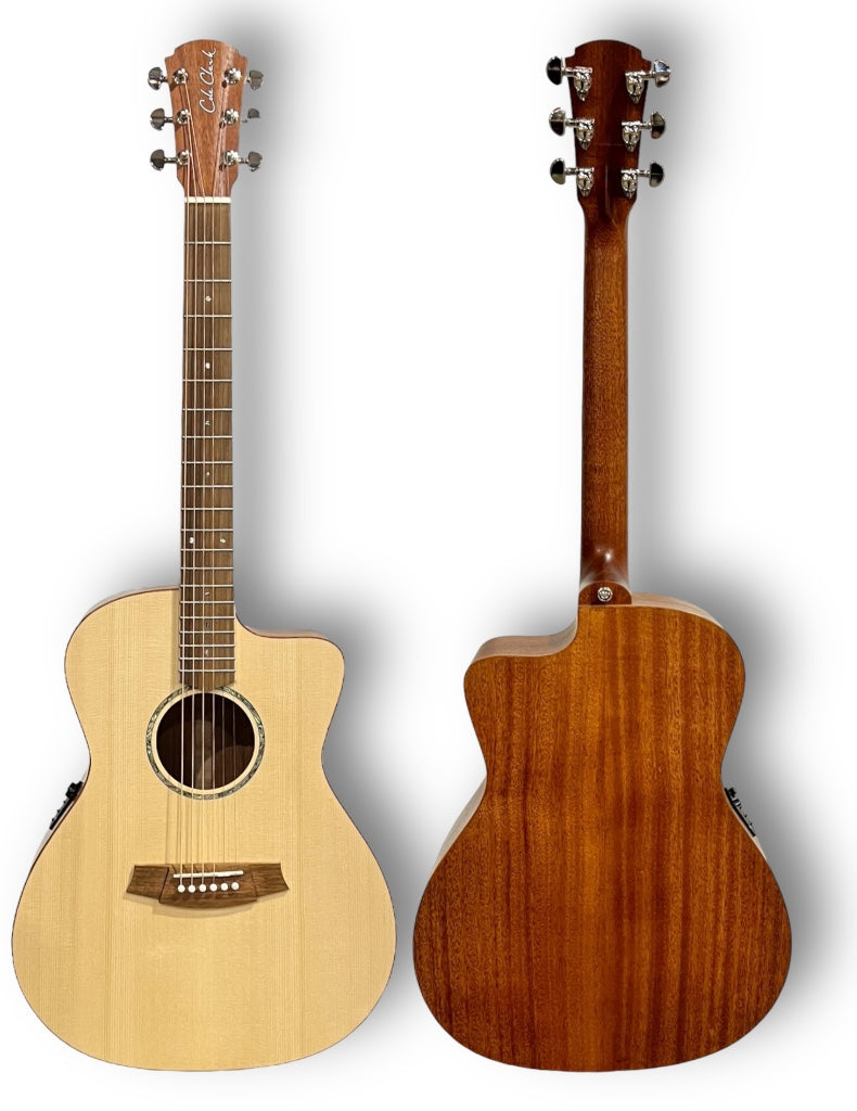COLE CLARK STUDIO AN1EC SPRUCE/MAHOGANY AC/EL GUITAR - BAG