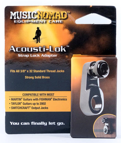 MUSIC NOMAD ACOUSTI LOCK STRAP ADAPTOR STANDARD THREAD