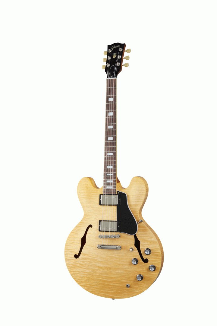 GIBSON ES335 FIGURED ANTIQUE NATURAL - CASE 