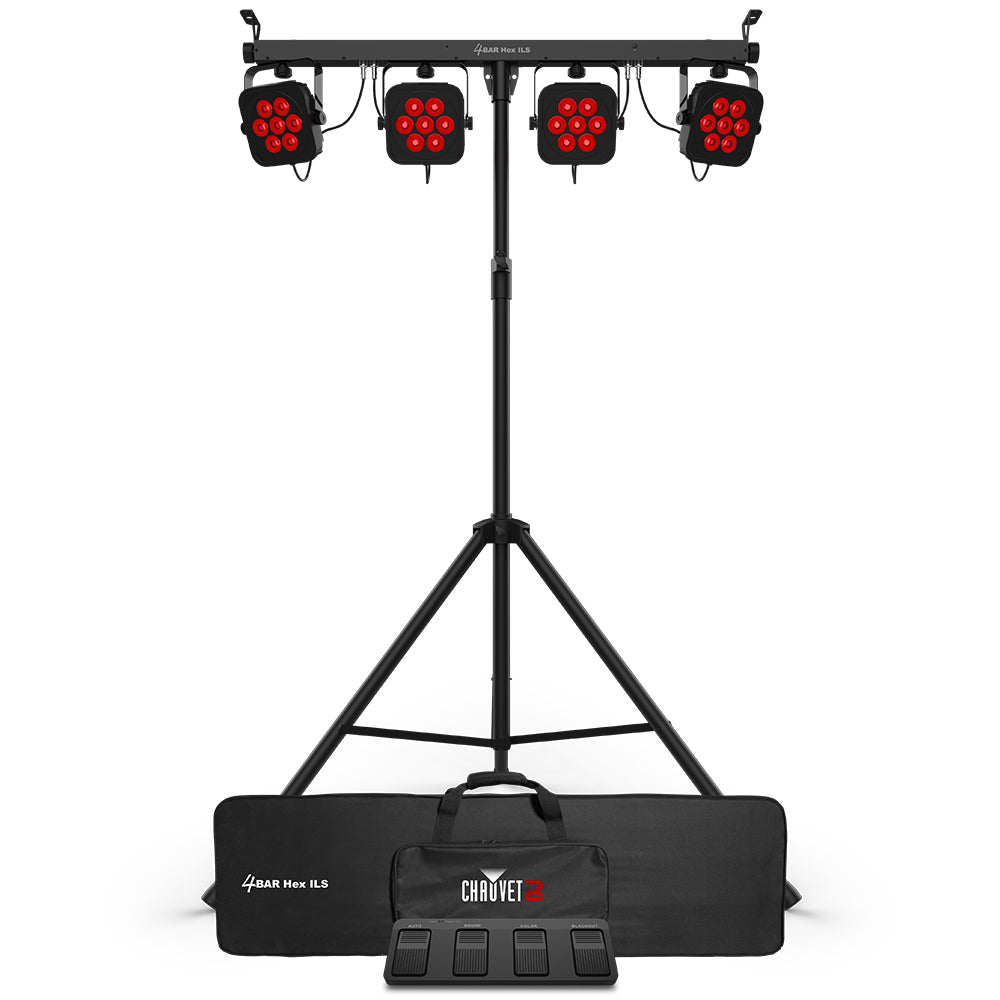 CHAURVET DJ 4 BAR HEX-ILS LIGHTING PACKAGE 