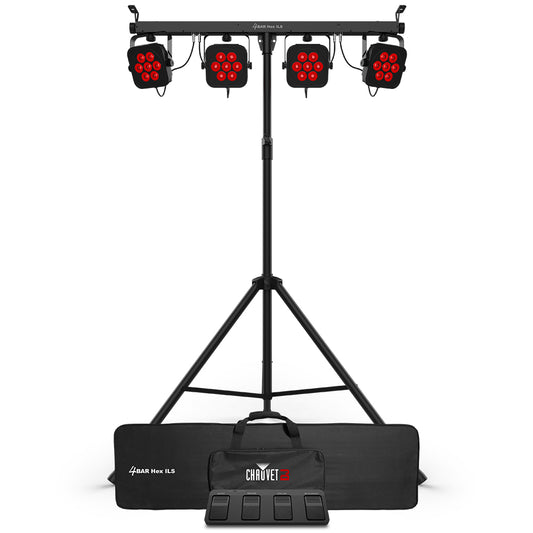 CHAURVET DJ 4 BAR HEX-ILS LIGHTING PACKAGE 