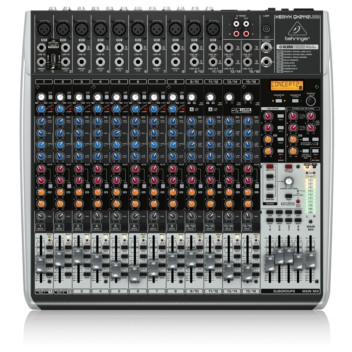 BEHIRNGER XENYX QX2442 USB MIXER 