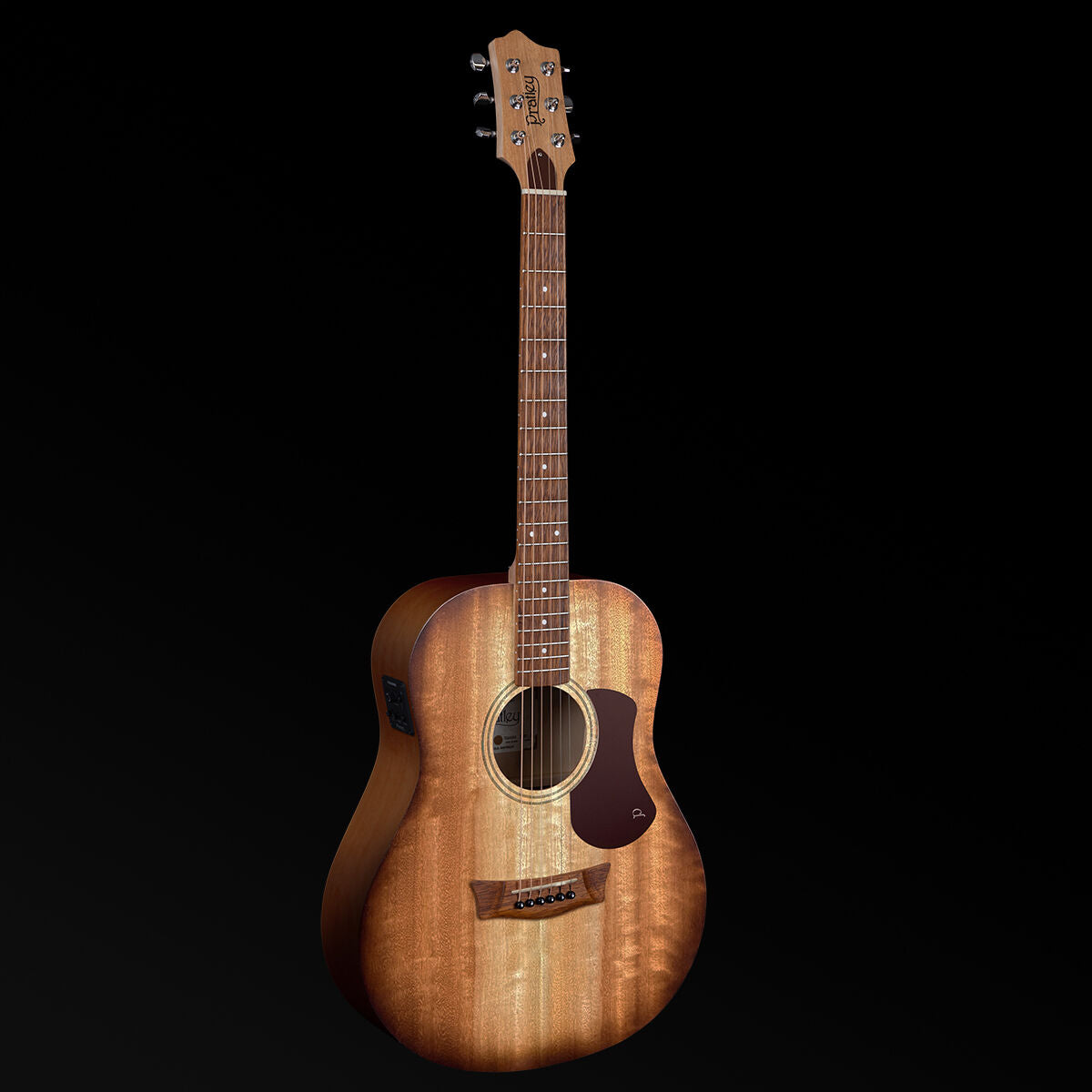 PRATLEY SL STAGE SOLID QLD MAPLE TOP/LAYERED QLD ARAUCARIA B/S AC/EL GTR S/BURST - BAG 