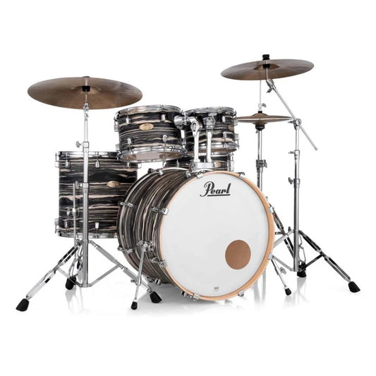 PEARL DECADE MAPLE ARTISAN 22" FUSION PLUS DRUM KIT - BLACK SATIN MARBLE