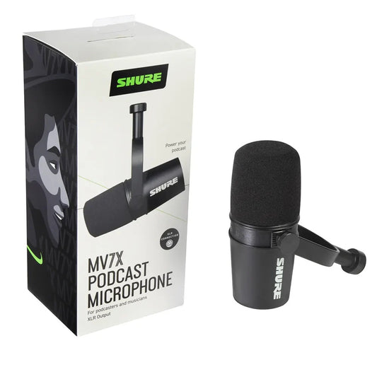 SHURE MV7X PODCASTING MICROPHONE