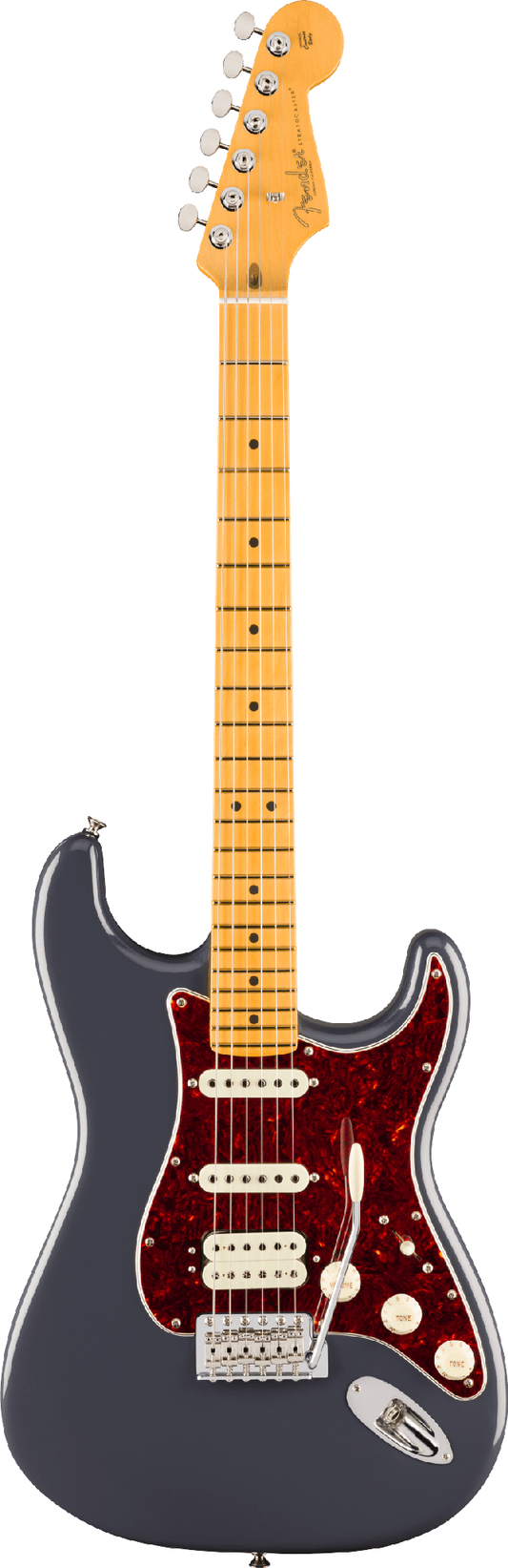 FENDER AMERICAN PRO CLASSIC STRAT HSS MN FADED BLACK - CASE