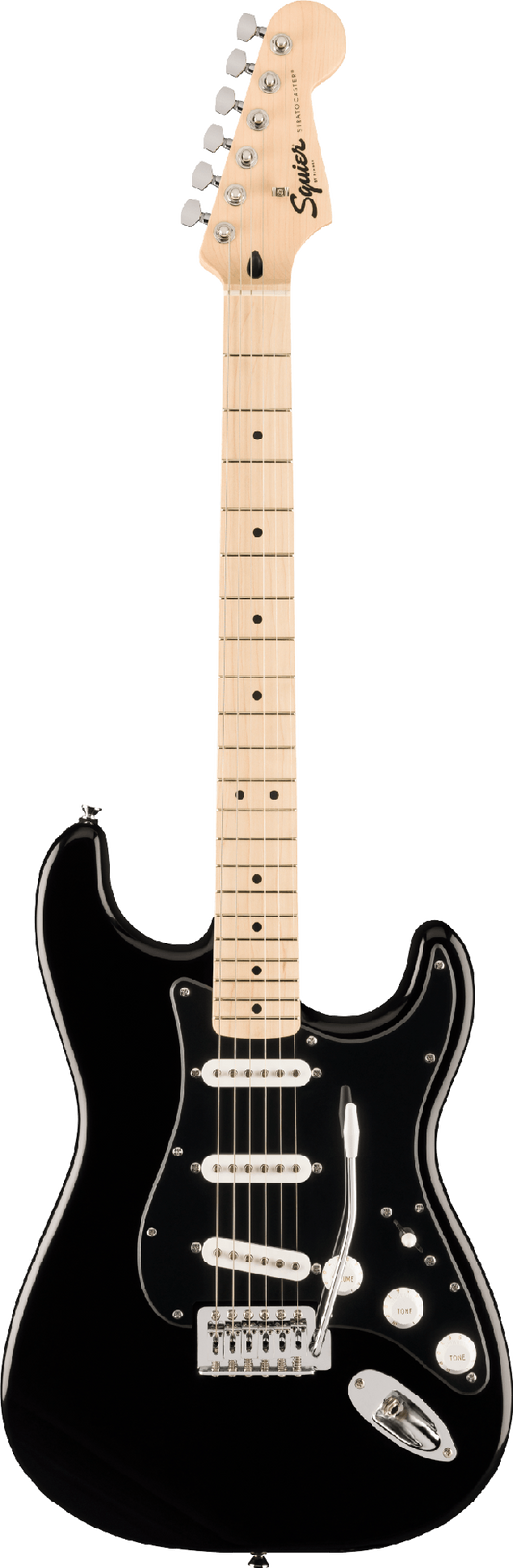 FENDER SQUIER FSR SONIC STRAT MN - BLACK W/BPG