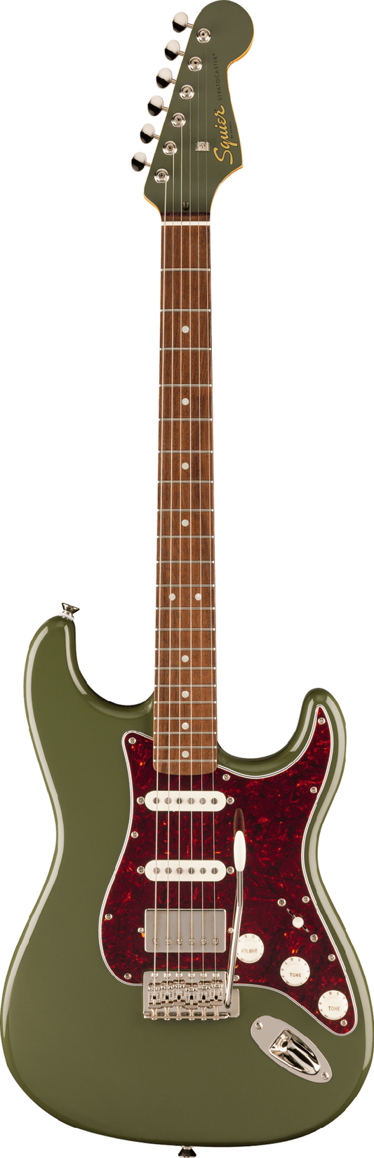 FENDER SQUIER FSR CLASSIC VIBE 60'S STRAT HSS LRL - ANTIQUE OLIVE 