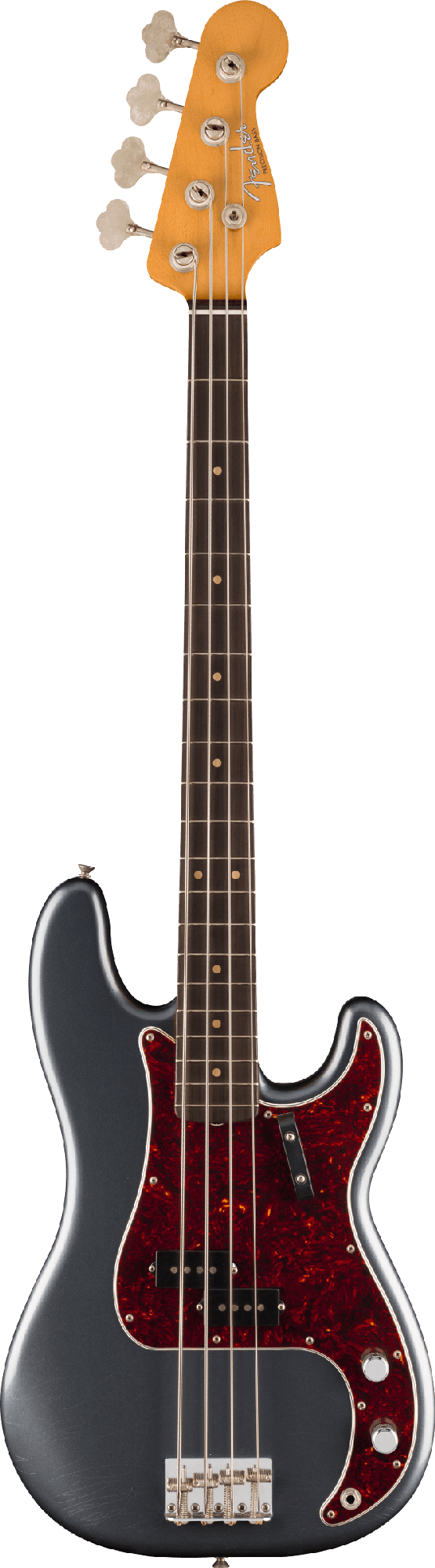 FENDER LTD VINTERA II ROAD WORN 60'S P BASS RW -  CHARCOAL FROST METALLIC - CASE