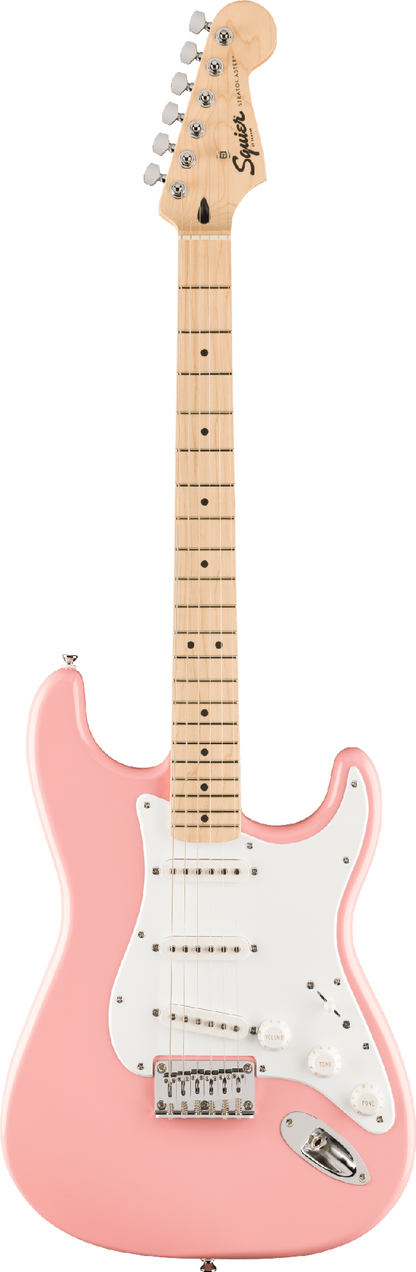 FENDER SQUIER FSR STRAT HARDTAIL MN - SHELL PINK