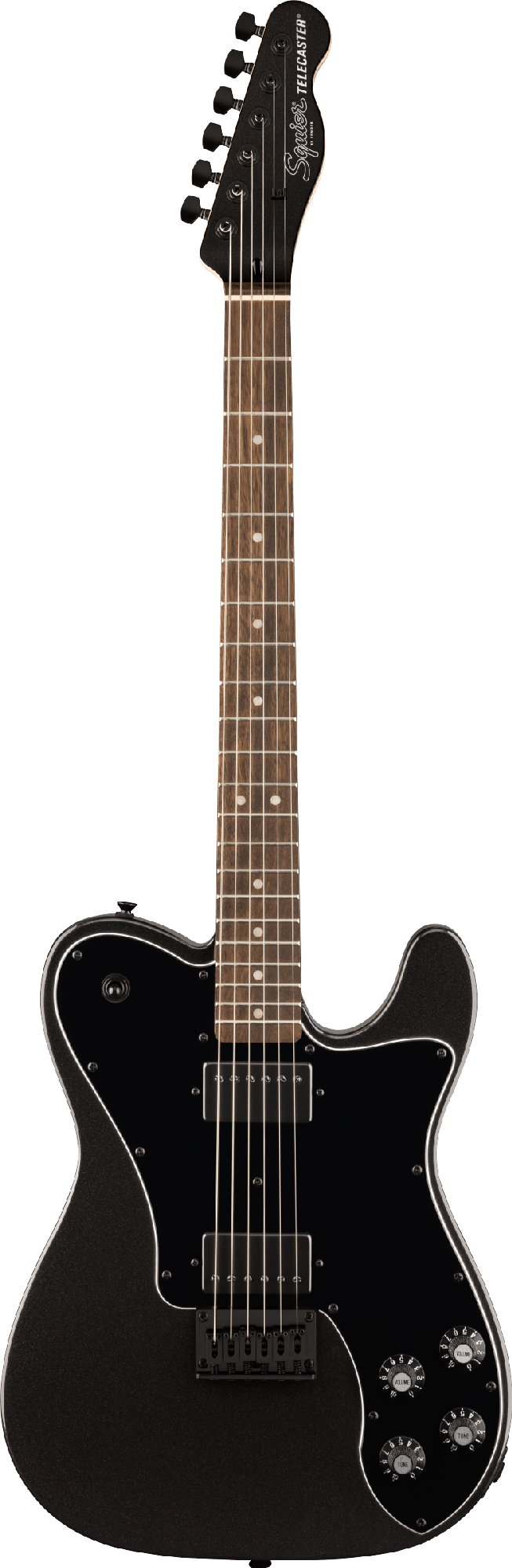 FENDER SQUIER FSR AFF DLX TELECASTER LRL - METALLIC BLACK