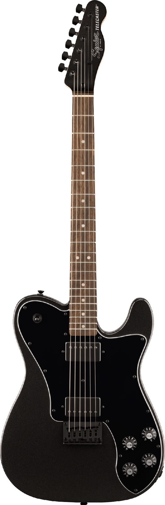 FENDER SQUIER FSR AFF DLX TELECASTER LRL - METALLIC BLACK