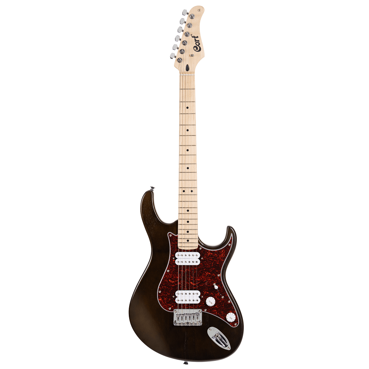 CORT G100 HH ELECTRIC GUITAR - OPEN PORE WALNUT
