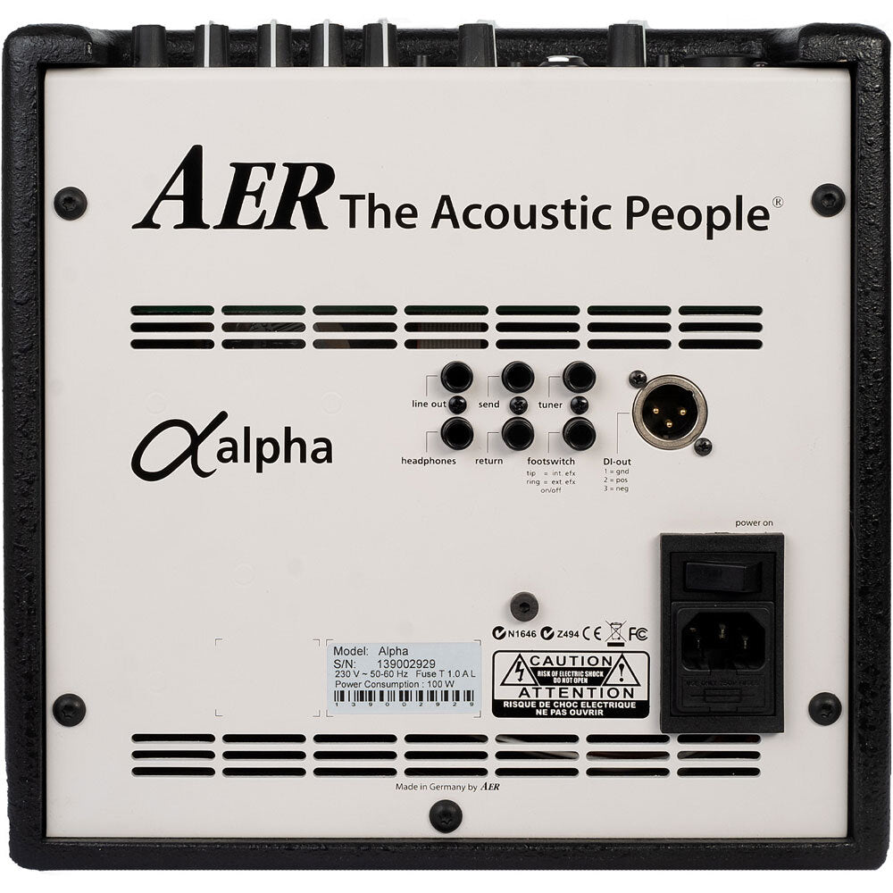 AER ALPHA 40W ACOUSTIC GUITAR AMP - BAG