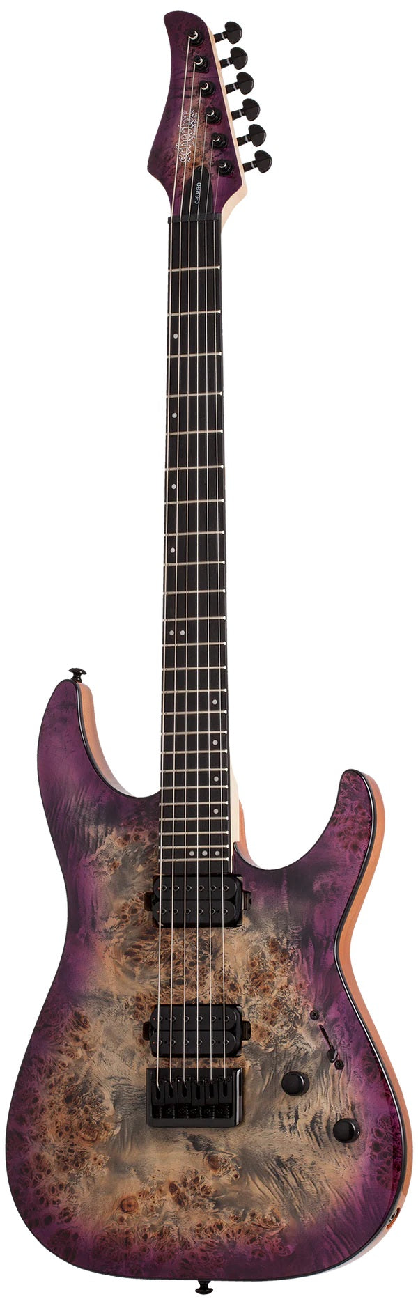 SCHECTER C-6 PRO ELECTRIC GUITAR - AURORA BURST 