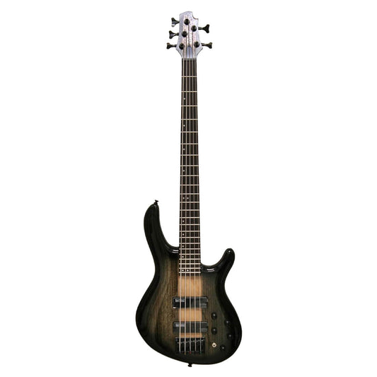 CORT C5 PLUS 5 STRING OPTB ELECTRIC BASS - TRANS BLACK