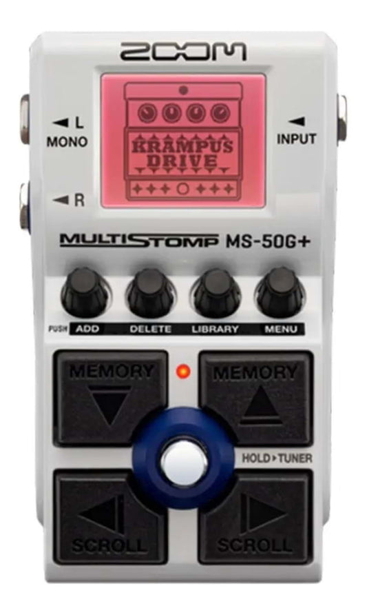 ZOOM MS-50G+ MULTISTOMP FX PEDAL