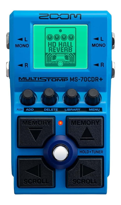 ZOOM MS-70CDR+ CHORUS DELAY REVERB FX PEDAL