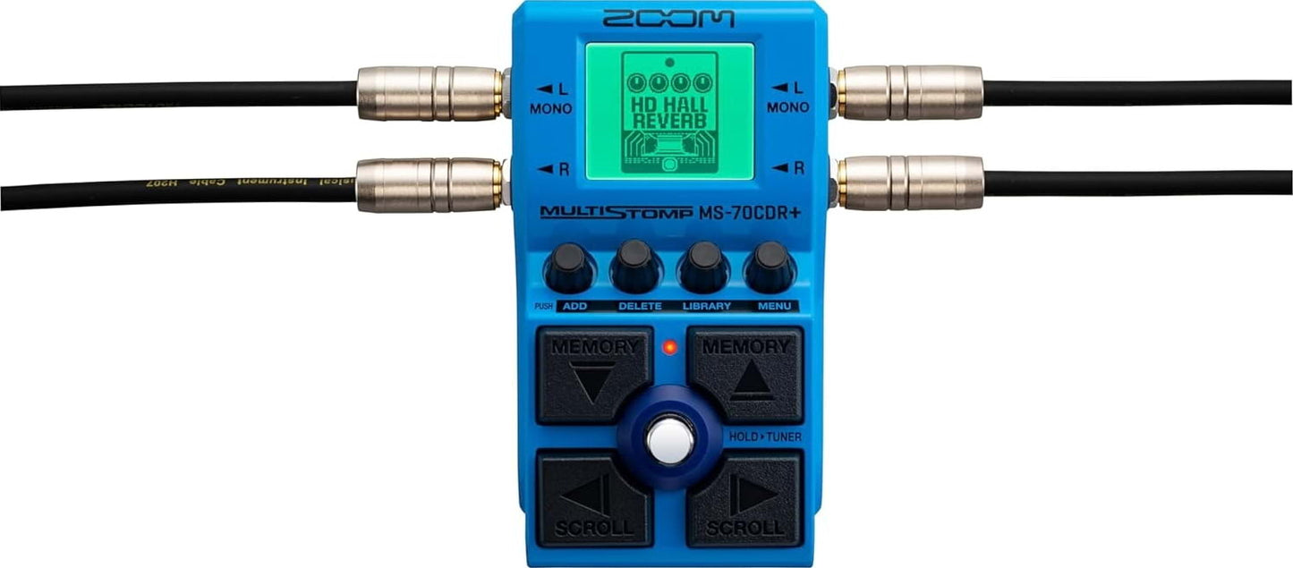ZOOM MS-70CDR+ CHORUS DELAY REVERB FX PEDAL