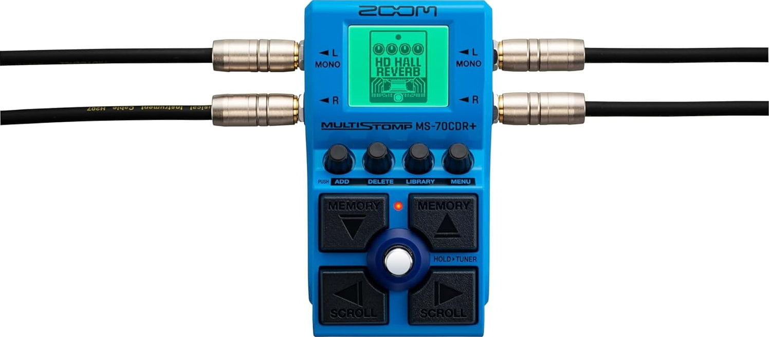 ZOOM MS-70CDR+ CHORUS DELAY REVERB FX PEDAL