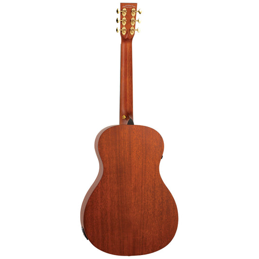 TANGLEWOOD TE8-E-BL ELEMENTAL  PARLOUR SOLID MAHOG TOP AC/EL GUITAR 