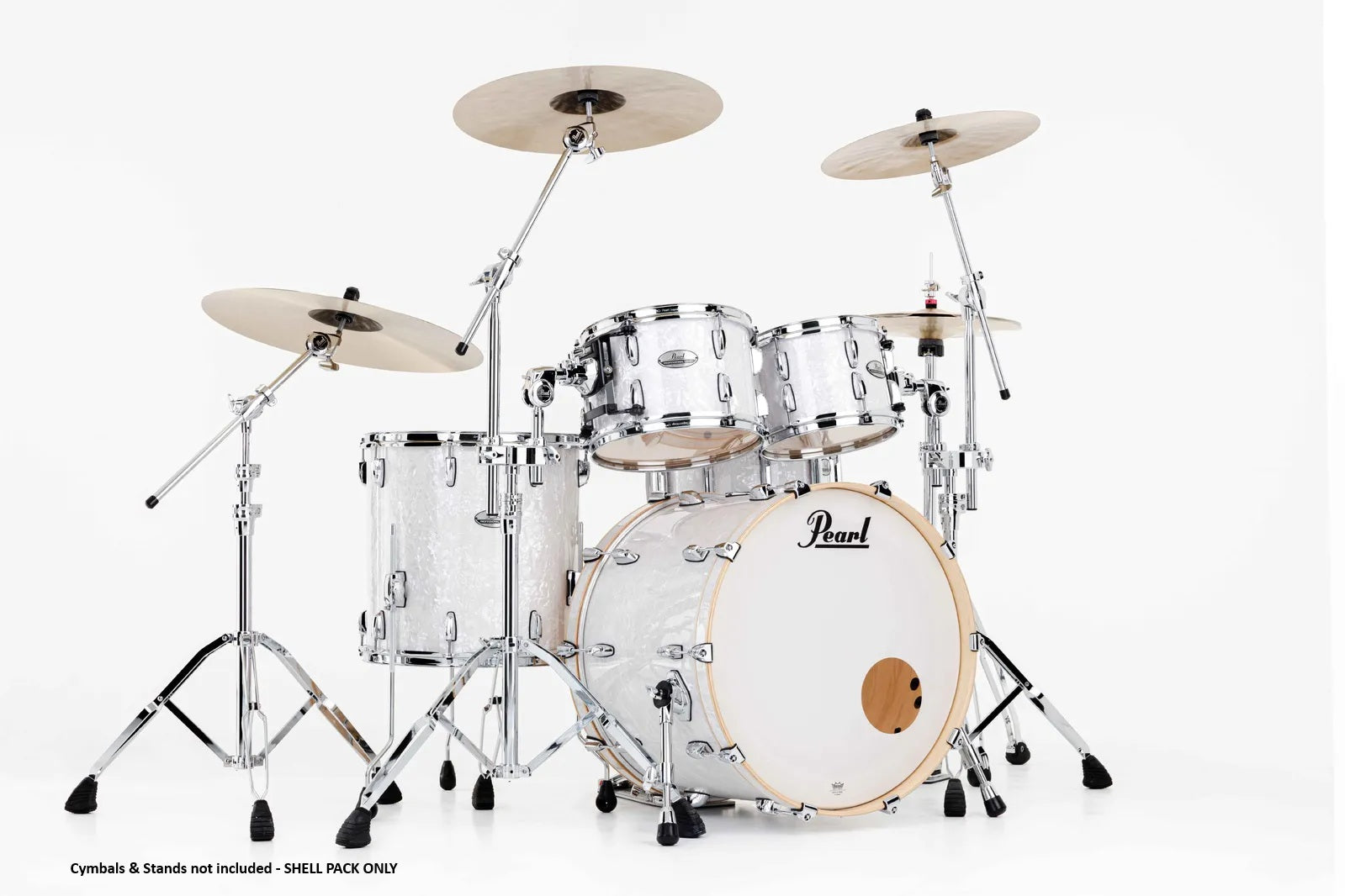 PEARL PMX PROFESSIONAL SERIES 22" FUSION PLUS 5 PIECE SHELL PACK - WHITE MARINE PEARL 