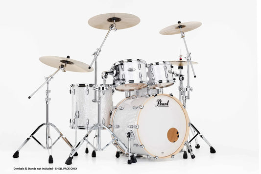 PEARL PMX PROFESSIONAL SERIES 22" FUSION PLUS 5 PIECE SHELL PACK - WHITE MARINE PEARL 
