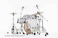 PEARL PMX PROFESSIONAL SERIES 22" FUSION PLUS 5 PIECE SHELL PACK - WHITE MARINE PEARL 