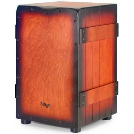 STAGG CRATE CAJON SUNBURST
