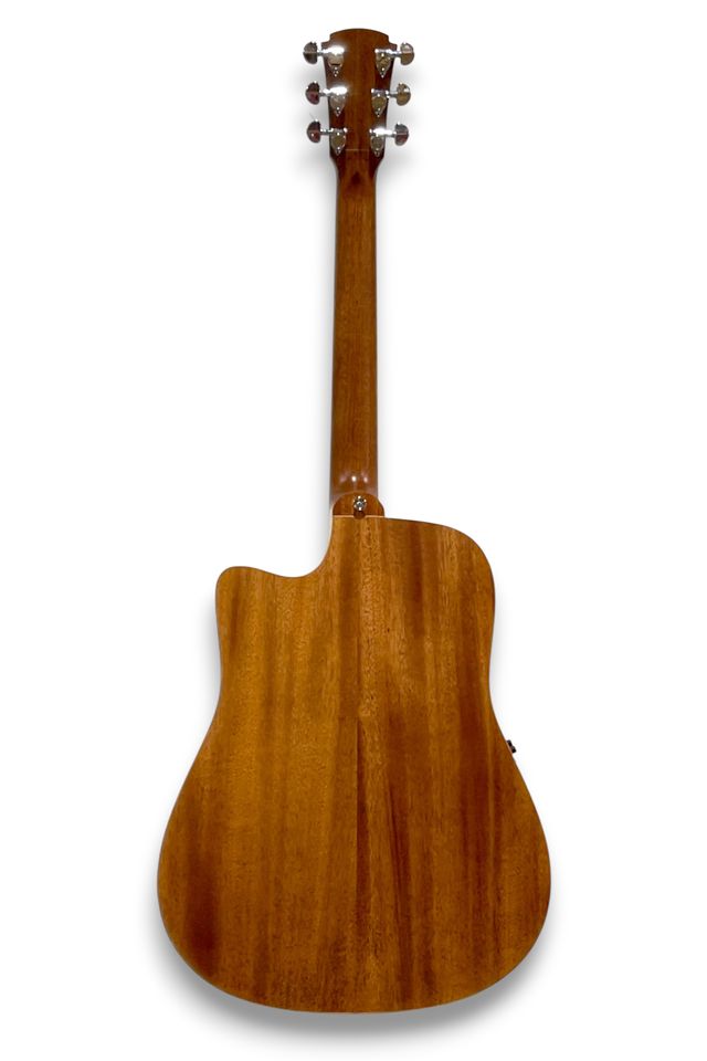 COLE CLARK STUDIO FL1EC DREAD ALL MAHOGANY AC/EL GUITAR - BAG
