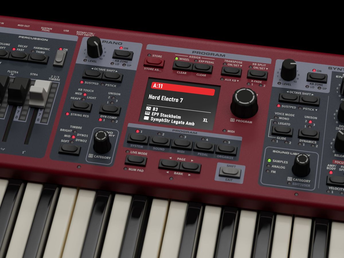 NORD ELECTRO 7 NE-7 73 NOTE SEMI WEIGHTED KEYBOARD