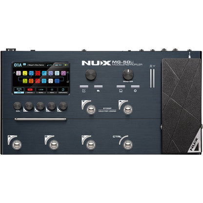 NUX MODELING MULTI FX PEDAL MG50LI DARK BLUE W/BAG