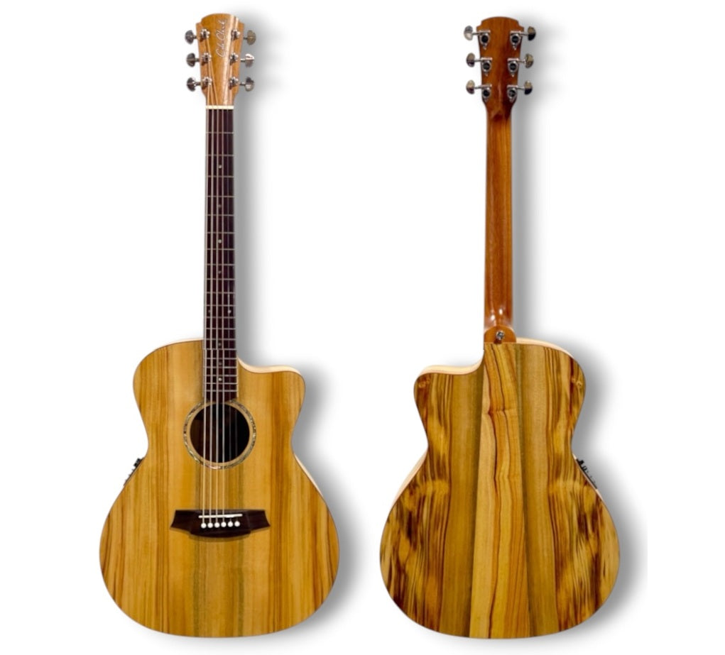 COLE CLARK STUDIO AN1EC ALL CAMPHOR LAUREL AC/EL GUITAR - BAG