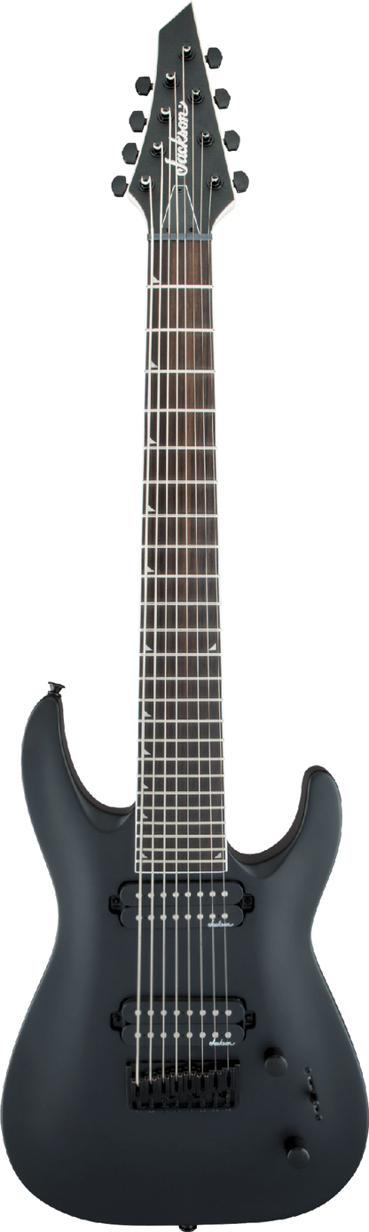 JACKSON JS-32-8 DINKY 8 STRING GUITAR - SATIN BLACK