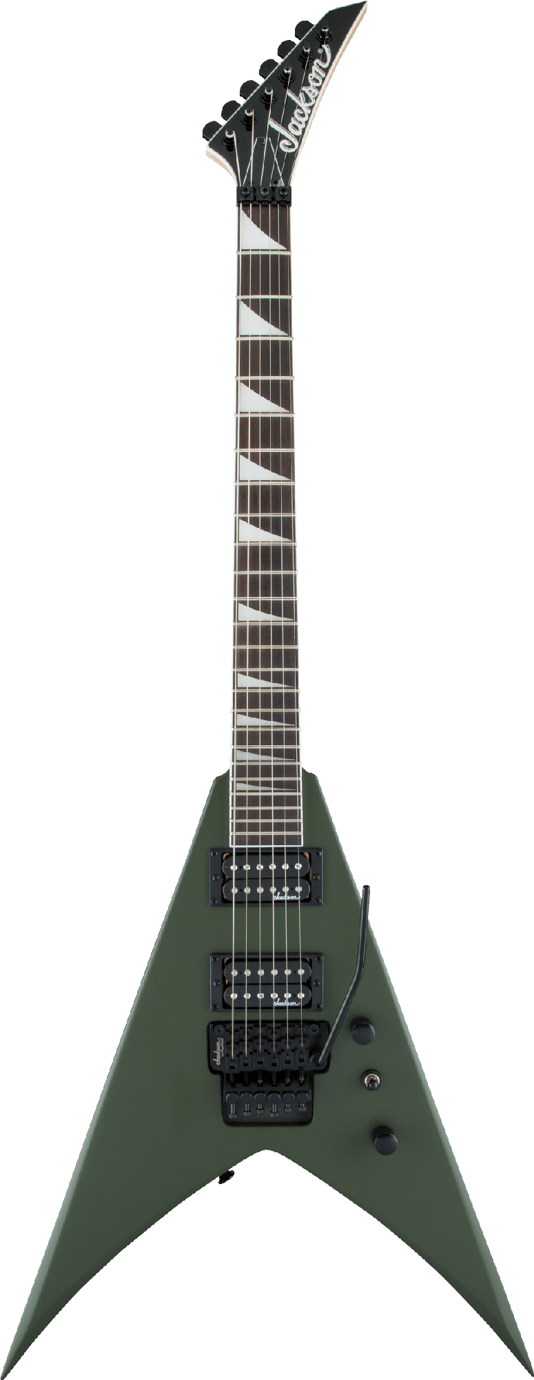 JACKSON JS32 KING V FLOYD ROSE ELECTRIC GUITAR - MATTE ARMY DRAB