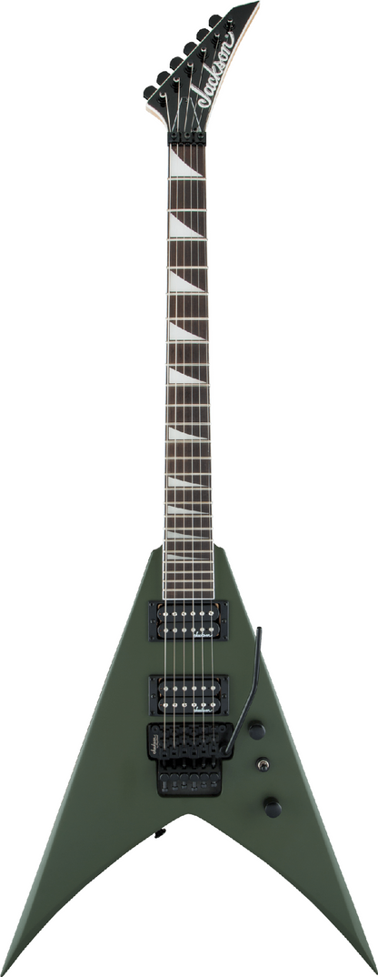 JACKSON JS32 KING V FLOYD ROSE ELECTRIC GUITAR - MATTE ARMY DRAB
