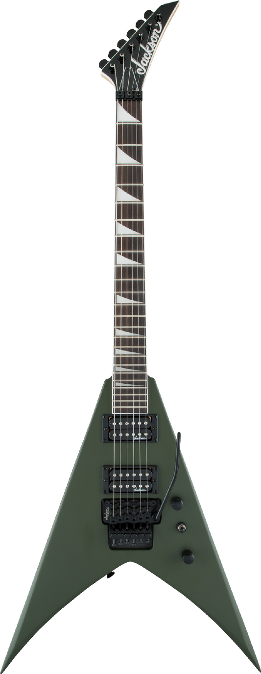 JACKSON JS32 KING V FLOYD ROSE ELECTRIC GUITAR - MATTE ARMY DRAB
