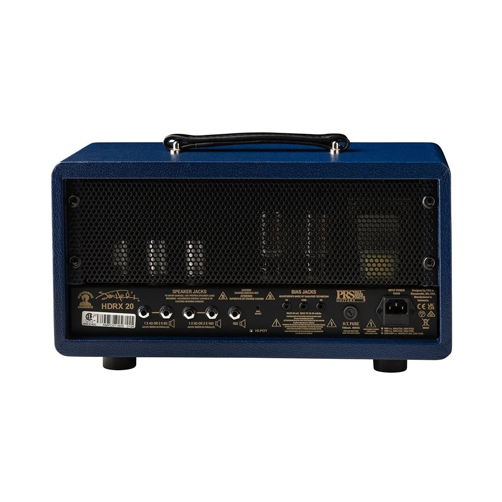 PRS HDRX 20W VALVE AMP HEAD - INDIGO BLUE