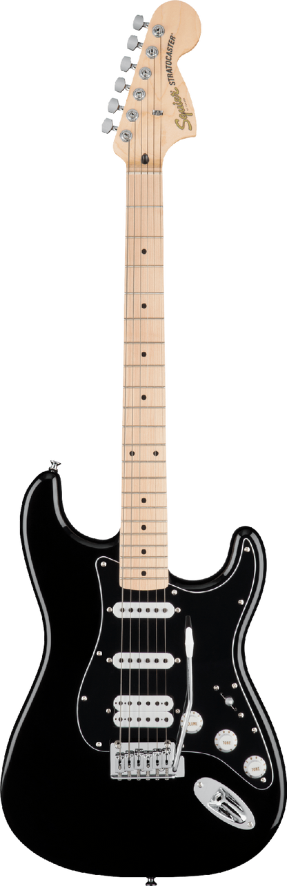 FENDER SQUIER FSR AFFINTY HSS MN - BLACK/BLACK PICKGUARD