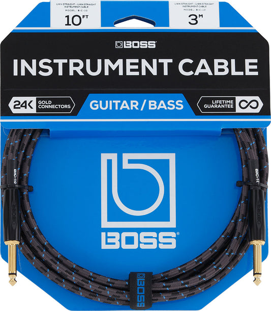 BOSS BIC-10 10FT INSTRUMENT CABLE