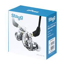 STAGG SPM-235 DUAL IN EAR MONITORS - CLEAR