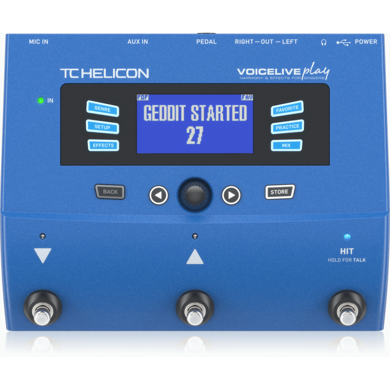 TC HELICON VOICELIVE PLAY VOCAL FX PEDAL