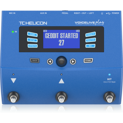 TC HELICON VOICELIVE PLAY VOCAL FX PEDAL