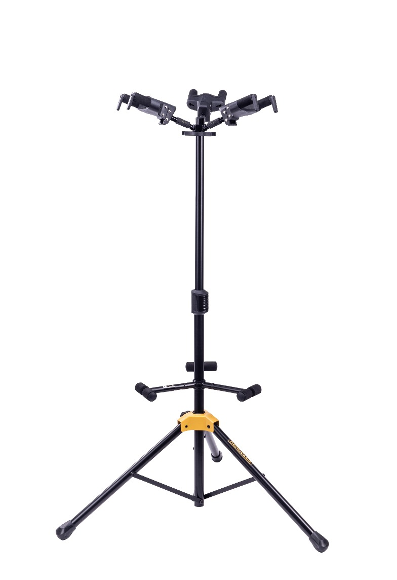 HERCULES GS432BPLUS TRIPLE AUTO GRAB GUITAR STAND