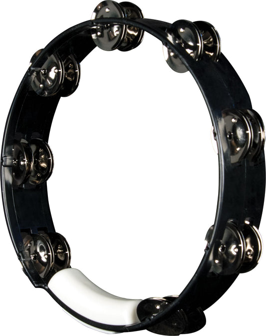 RHYTHM TECH TRUE COLOURS 10" TAMBORINE - BLACK